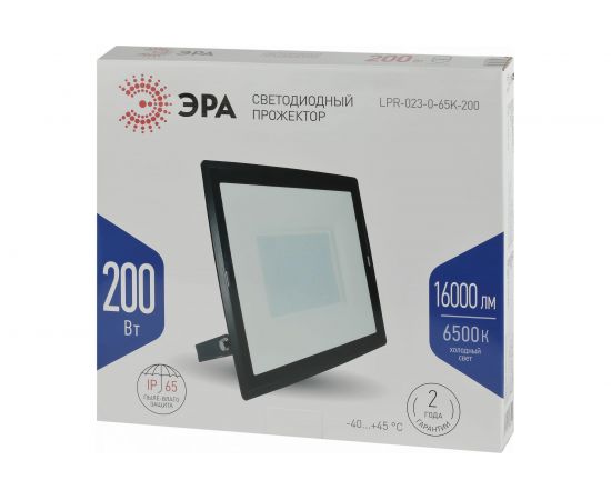 Светодиодный уличный прожектор ЭРА LPR-023-0-65K-200 200Вт 6500K 16000Лм 350х318х43 Б0052028 – изображение 5