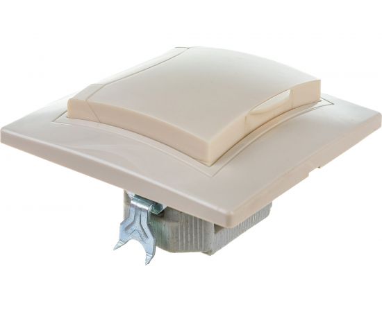 Одноместная розетка АБК-СИЛА с заземляющим контактом и защитной крышкой 16А 220В "ПАНДОРА" слоновая кость 5401422 – изображение 5