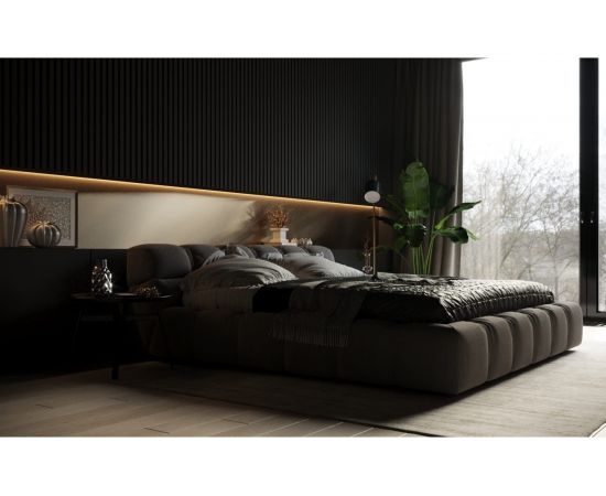 Стеновой молдинг (панель) Decor-Dizayn ""Грани"" ударопрочная, влагостойкая, под покраску 150Х10Х2000 мм DD904 – изображение 6