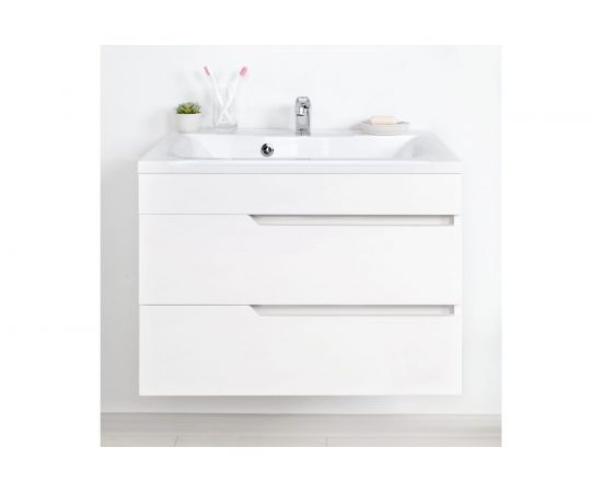 Подвесная тумба с раковиной ИТАНА Александра 75 742х445х551 24587 – изображение 6