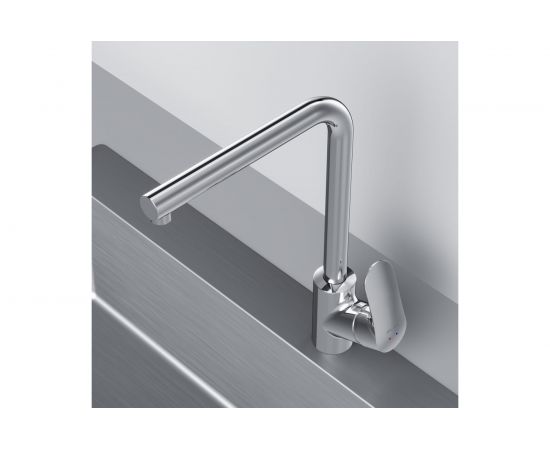 Смеситель для кухни AM.PM, Like, L-образный излив, хром, F8005000 – изображение 6