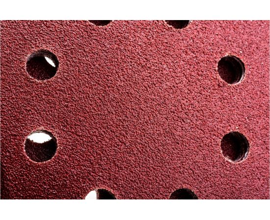 Круг шлифовальный на липучке по дереву/металлу 10 шт. (125 мм; P80; 8 отверстий) Gigant G-1018 – изображение 6