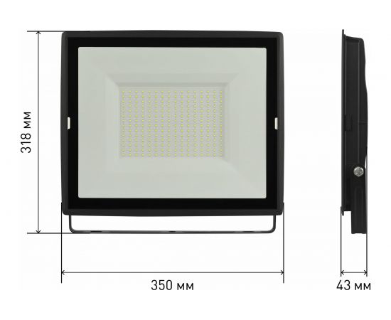 Светодиодный уличный прожектор ЭРА LPR-023-0-65K-200 200Вт 6500K 16000Лм 350х318х43 Б0052028 – изображение 7