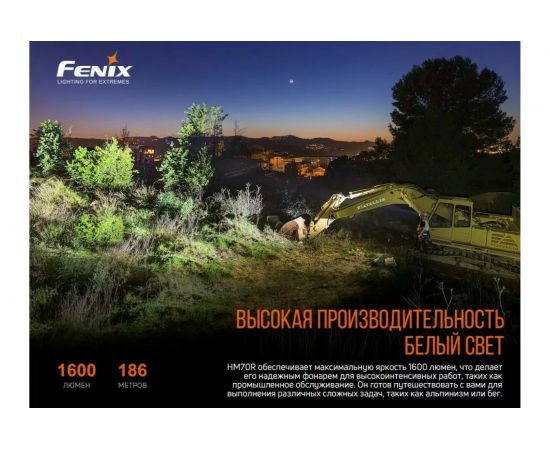 Фонарь Fenix HM70R hm70r – изображение 7