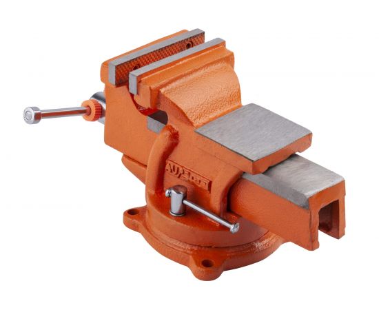 Слесарные поворотные тиски AV Steel сталь 100мм AV-940004 