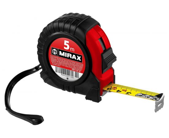 Рулетка MIRAX Rubber 5 м, 18 мм 34011-05-18_z02 