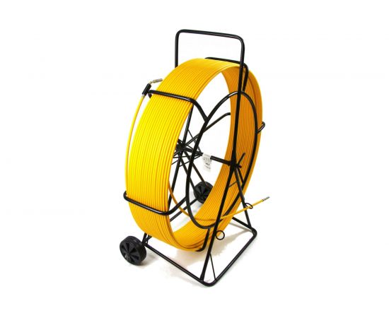 Протяжка для кабеля мини OlmiOn УЗК d=11 мм L=200 м на тележке, желтый СП-��1-11/200 