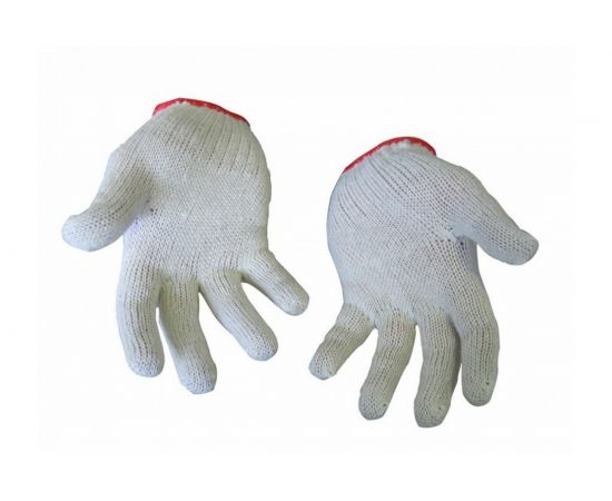 Перчатки х/б без ПВХ A-VM 100 пар DR6017 