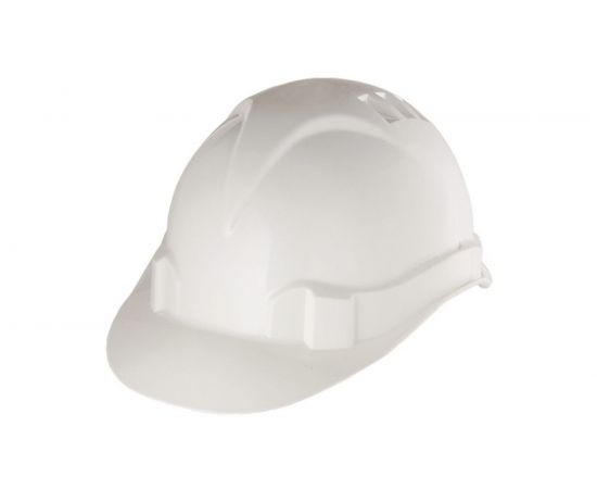Каска защитная из ударопрочной пластмассы (белая) СИБРТЕХ 89114 