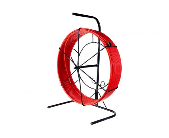 Протяжка для кабеля мини OlmiOn УЗК d=6 мм L=60 м в напольной кассете №3, красный СП-К3-6/60 – изображение 2