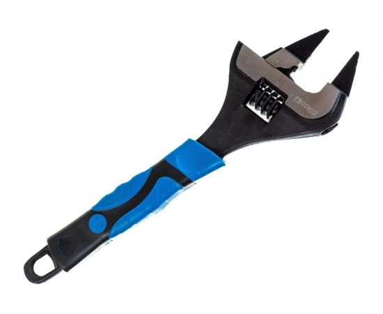 Разводной ключ СОЮЗ 200мм, зев 38мм, СУПЕРТОНКИЕ ГУБКИ, обрезиненная рукоятка, 1045-30-200С – изображение 2