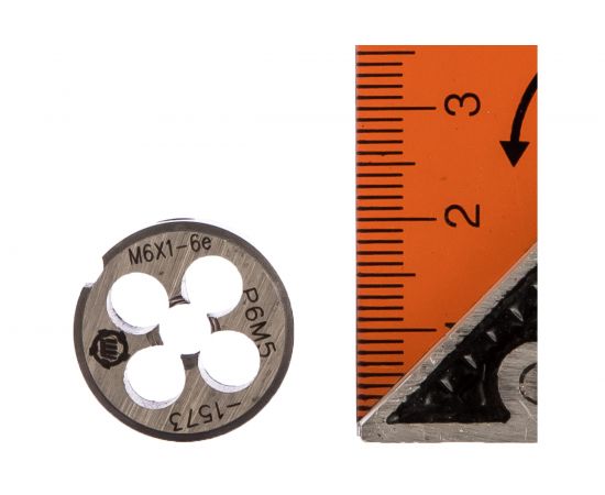 Плашка М 6 х1 Р6М5 6е ТМ Туламаш 143215 – изображение 2