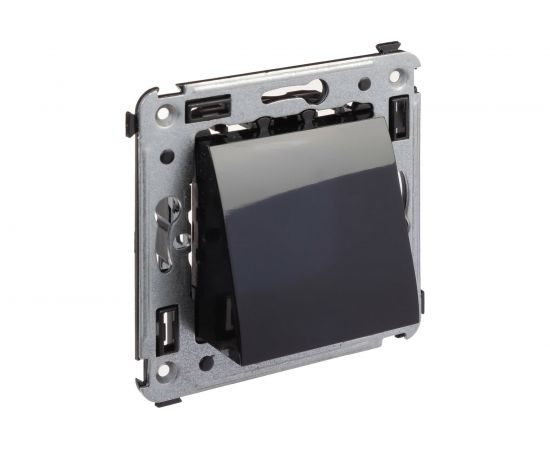 Вывод кабеля из стены DKC, Avanti черный квадрат 4402983 – изображение 2