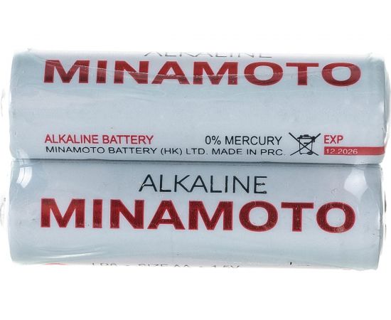 Батарейка Minamoto LR6, 2 shrink 305 – изображение 3