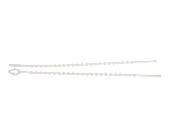 Нейлоновые стяжки FORTISFLEX КСШ 150 белый 100 штук 55817 – изображение 3
