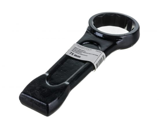 Накидной ударный односторонний ключ 75мм L-320мм ROCKFORCE RF-79375 – изображение 3