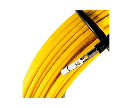 Протяжка для кабеля мини OlmiOn УЗК d=11 мм L=200 м на тележке, желтый СП-��1-11/200 – изображение 3