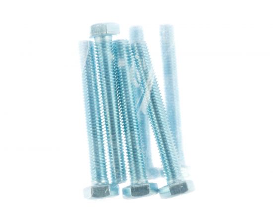 Болт Tech-Krep DIN933 с шестигранной головкой, оцинкованный М8х60 6 шт - пакет 102973 – изображение 4