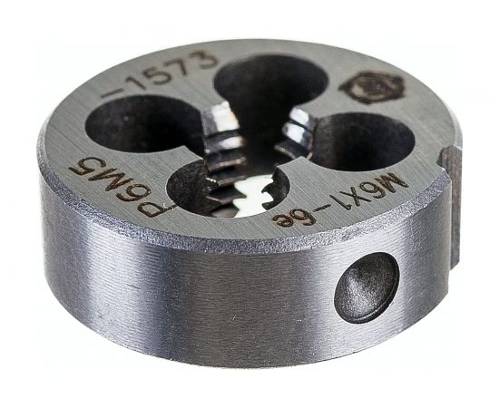 Плашка М 6 х1 Р6М5 6е ТМ Туламаш 143215 – изображение 4