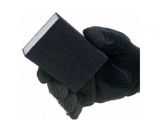 Шлифовальная губка Master Color средняя/грубая 100x70x25 мм карбид кремния 30-5304 – изображение 4