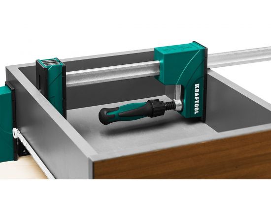 Корпусная струбцина KRAFTOOL EK-600/95 мм, с постоянно параллельными губками 3224-6 – изображение 5