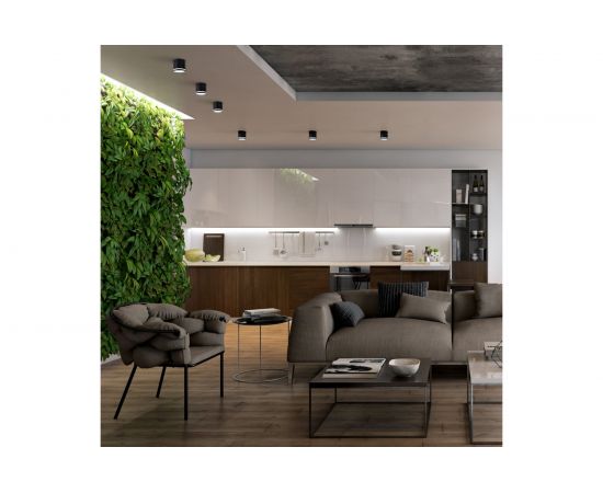 Потолочный светильник FERON HL362 12W, 230V, GX53, черный 41997 – изображение 5