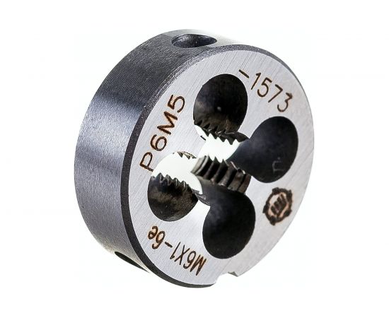 Плашка М 6 х1 Р6М5 6е ТМ Туламаш 143215 – изображение 5