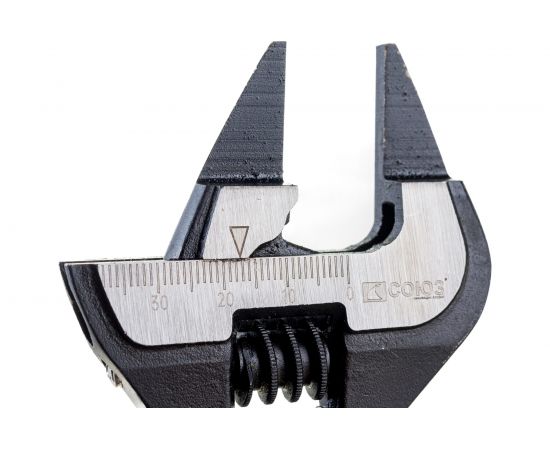 Разводной ключ СОЮЗ 200мм, зев 38мм, СУПЕРТОНКИЕ ГУБКИ, обрезиненная рукоятка, 1045-30-200С – изображение 6