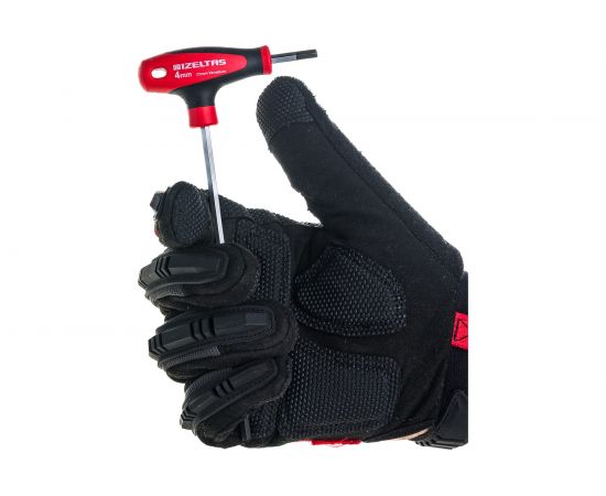 Т-образный шестигранник IZELTAS с рукояткой, 4 мм 4920220040 – изображение 6