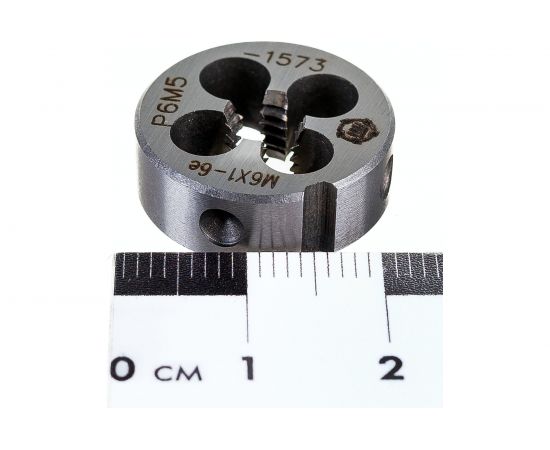 Плашка М 6 х1 Р6М5 6е ТМ Туламаш 143215 – изображение 6