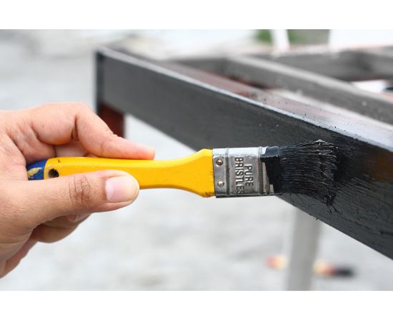 Молотковая эмаль HAMMERITE HAMMERED по ржавчине, золотистая 0,75л 5093452 – изображение 7