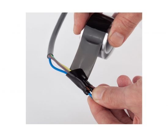 Силиконовая самослипающаяся изолента ЭРА PRO PROSS25, 25 мм х 3 м, черная Б0052254 – изображение 10