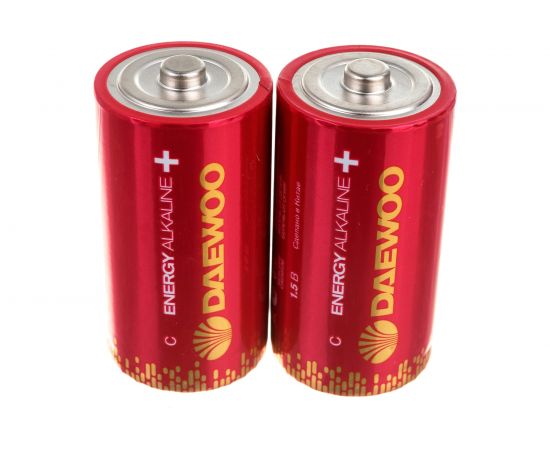 Алкалиновая батарейка DAEWOO LR14 ENERGY Alkaline 2021 BL-2 5029996 