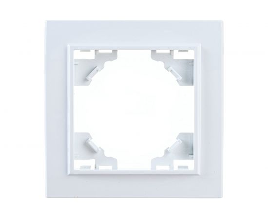 1-местная рамка STEKKER PFR00-9001-01, серия Эрна, белый 39623 