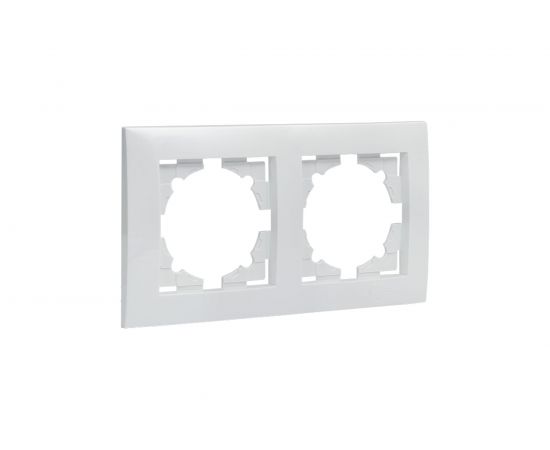 Двухместная рамка EKF Валенсия, белая, PROxima EWM-G-302-10 