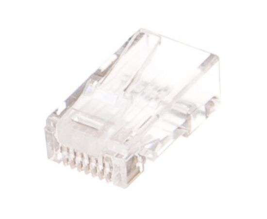 Вилка Cablexpert RJ-45 8P8C LC-8P8C-002 универсальная кат.6, контакты 30 микрон 100 шт LC-8P8C-002 