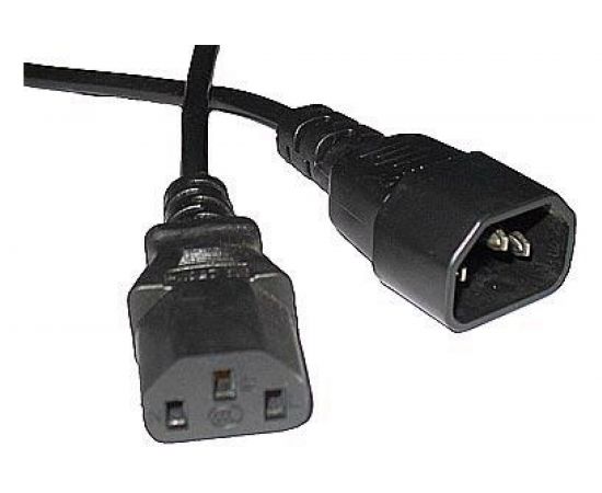 Кабель питания 5bites EXPRESS IEC-320-C13 - IEC-320-C14, 3x0.75мм2, VDE, 3м UPS107530 