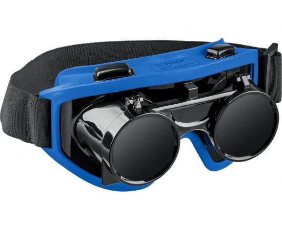 Очки для газовой сварки ОГС-5 затемнение 5 DIN, с откидным блоком ЗУБР 1109 