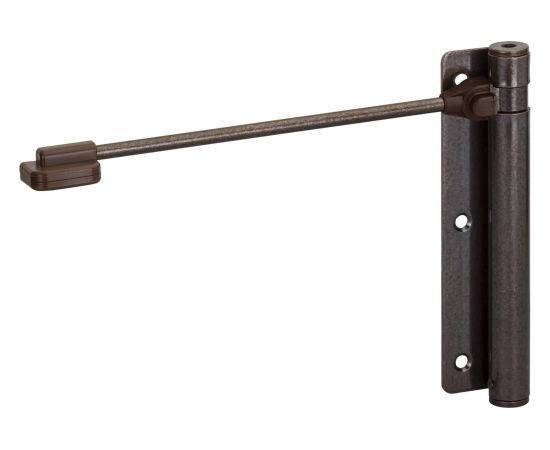 Дверной доводчик ALDEGHI LUIGI SPA правый, 170х39х225 мм, цвет: бронза, к-т: 1 шт + ключ с декоративными шурупами 114AB170D 