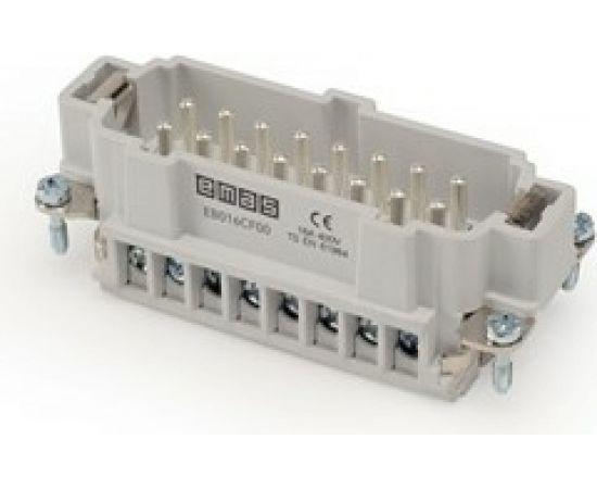 Штепсель Emas 16 полюсов, 16А EB016CF00 