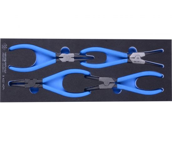 Набор съемников стопорных колец, ложемент, 4шт KING TONY 9-44214GPV 