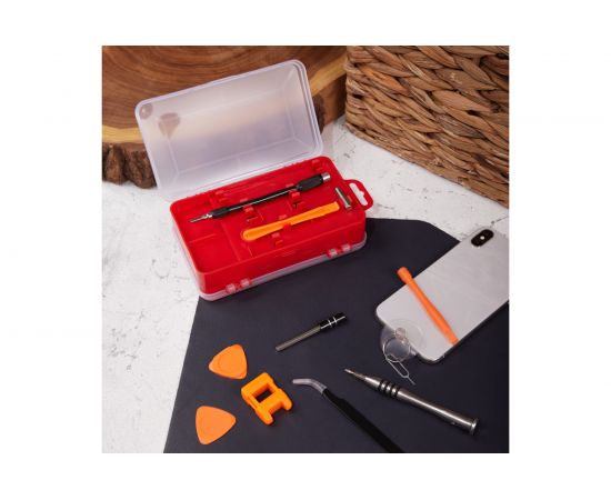 Отвертка с битами для точных работ KRANZ 114 предмета CR-V KR-12-4772 – изображение 12