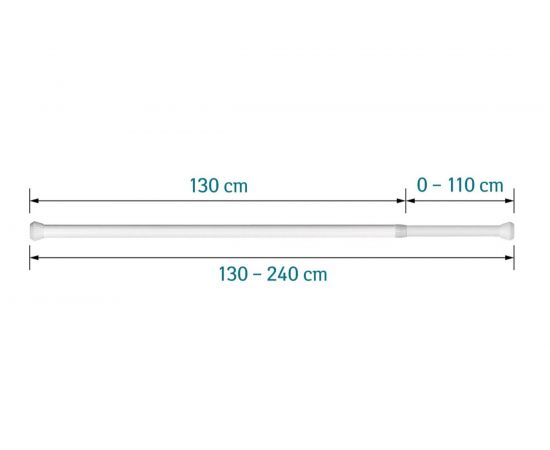 Карниз для ванной комнаты Tatkraft WHIRLIGIG 14107 – изображение 2