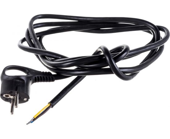 Сетевой шнур с вилкой ЭРА U-3x1,5-3m-B с заземлением 3м ПВС 3x1,5мм2 черный Б0048709 – изображение 2