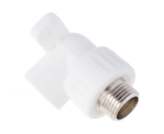 Комбинированный угольник VALFEX PP-R белый, 20х1/2 дюйма НР, с креплением 10121020 127-0585 – изображение 2