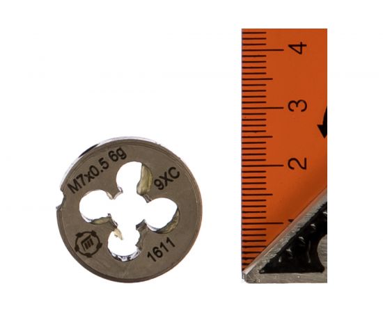 Плашка М 7 х0.5 9ХС ТМ Туламаш 106589 – изображение 2
