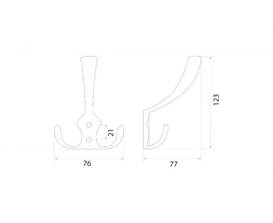 Крючок Trodos 04.15.30 Триумф, медь 302046 – изображение 2