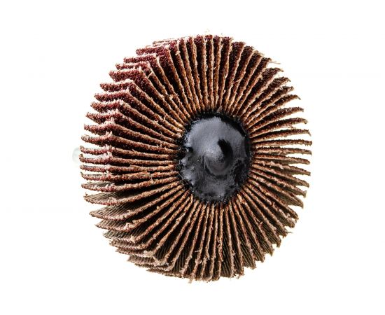 Щетка лепестковая абразивная ROXTOP на шпинделе (40х10х6 мм; Р80) RoxelPro 133406 – изображение 2