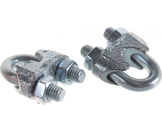 Зажим для стальных канатов BEFAST DIN 741, покрытие белый цинк 8, 150 шт. 74108150S – изображение 2