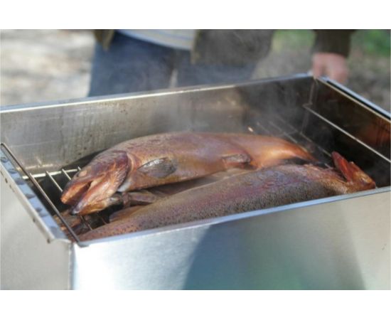 Универсальная коптильня Camping World Gurman размер M, 2 яруса 138205 – изображение 2